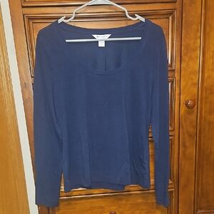 Athleta Navy Long Sleeve Top